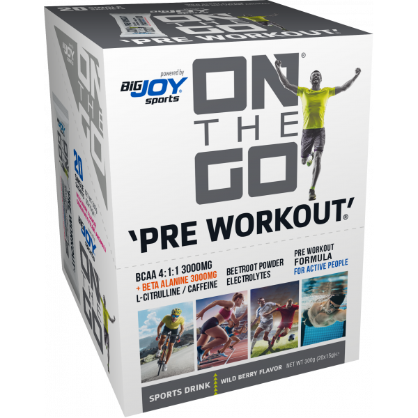 Bigjoy Sports ONTHEGO Preworkout Orman Meyveli 20 x 15g