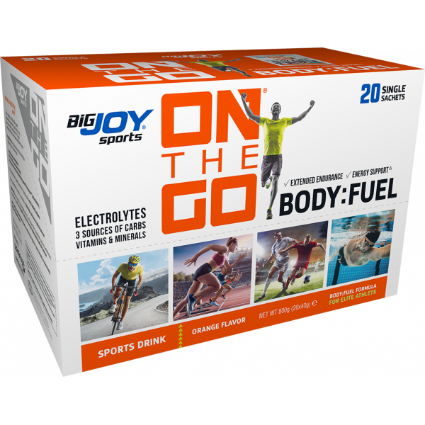 Bigjoy Sports ONTHEGO BODY:FUEL Sports Drink Portakal 20 x 40g