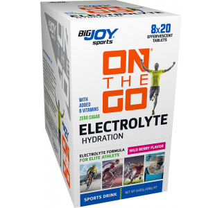 Bigjoy Sports ONTHEGO Electrolyte Sports Drink Orman Meyveli 8 x 20 Efervesan Tablet