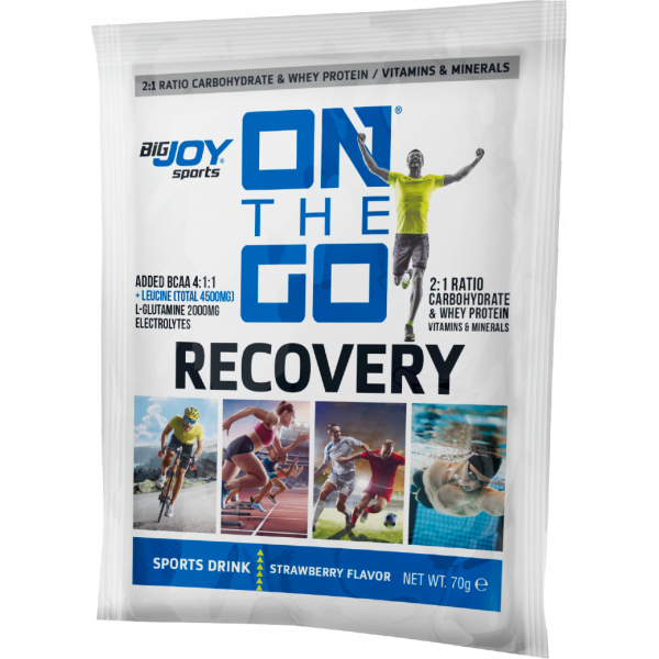 Bigjoy Sports ONTHEGO RECOVERY Sports Drink Çilek 70g