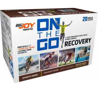 Bigjoy Sports ONTHEGO RECOVERY Sports Drink Çikolata 20 x 70g