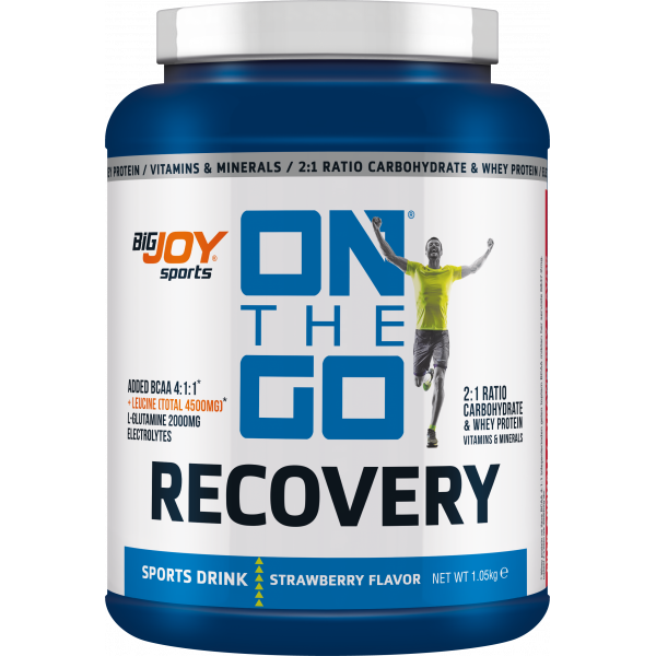 Bigjoy Sports ONTHEGO RECOVERY Sports Drink Çilek 1.05kg