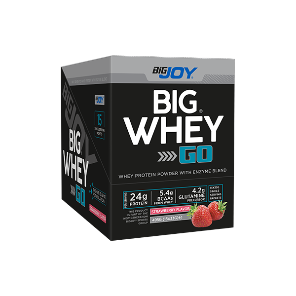 Bigjoy Sports BIGWHEYGO Whey Protein Çilek 15 Servis