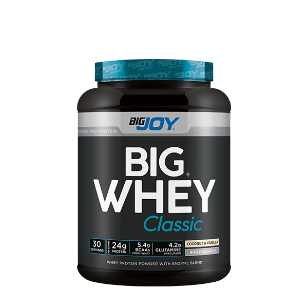 Bigjoy Sports BIGWHEY Whey Protein Classic Hindistan Cevizi & Vanilya 915g 30 Servis