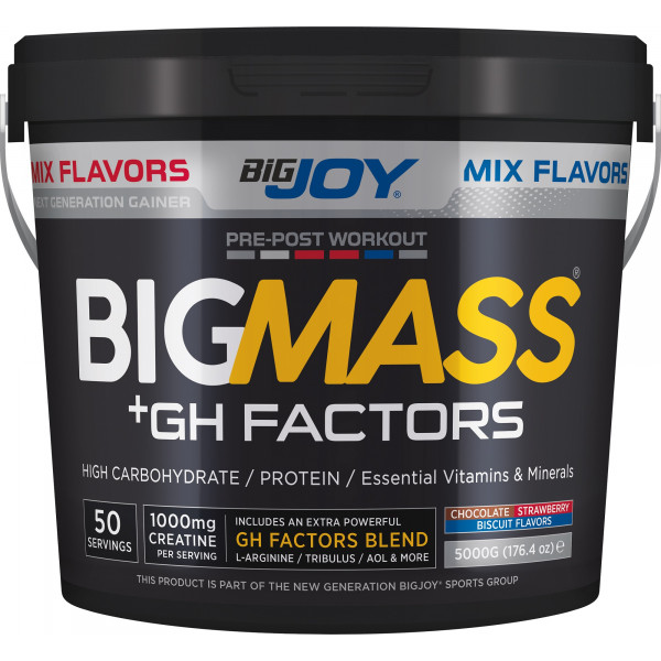 Bigjoy Sports BIGMASS Gainer GH FACTORS Mix Aroma 5000g 