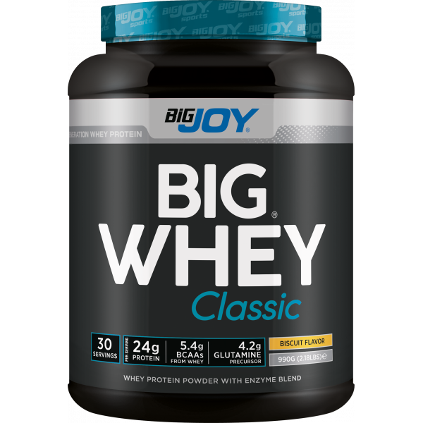 Bigjoy Sports BIGWHEY Whey Protein Classic Bisküvi 990g 30 Servis