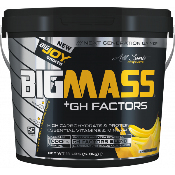 Bigjoy Sports BIGMASS Gainer GH FACTORS Muz 5000g 