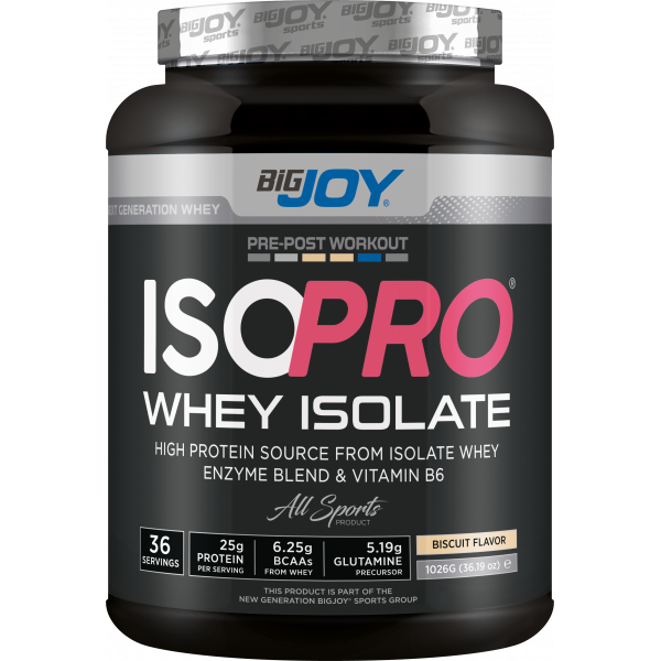 Bigjoy Sports Isopro Whey Isolate Bisküvi 1026g 36 Servis