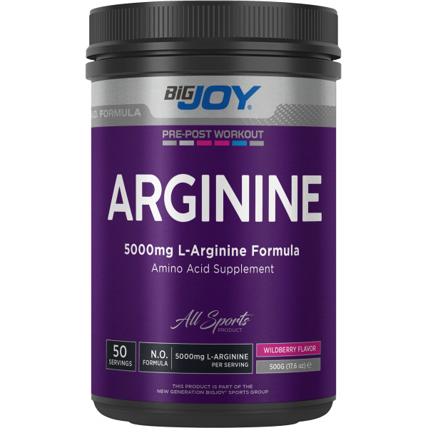 Bigjoy Sports Arginine Powder Orman Meyveli 500g