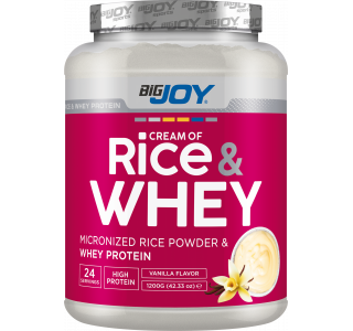 Bigjoy Sports Cream Of Rice Whey Vanilya 1200g