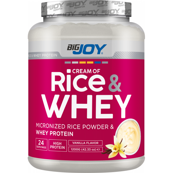 Bigjoy Sports Cream Of Rice Whey Vanilya 1200g