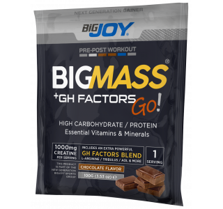 Bigjoy Sports BIGMASSGO GH FACTORS Çikolata 100g