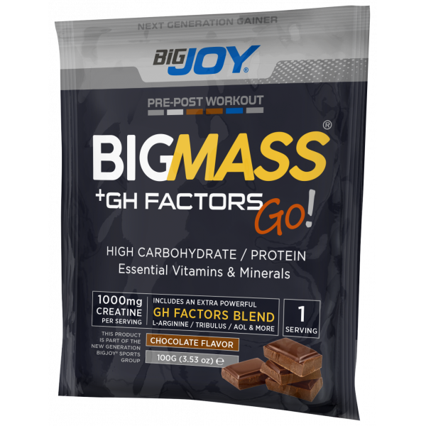 Bigjoy Sports BIGMASSGO GH FACTORS Çikolata 100g