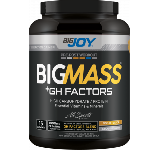 Bigjoy Sports BIGMASS Gainer GH FACTORS Bisküvi 1500g 