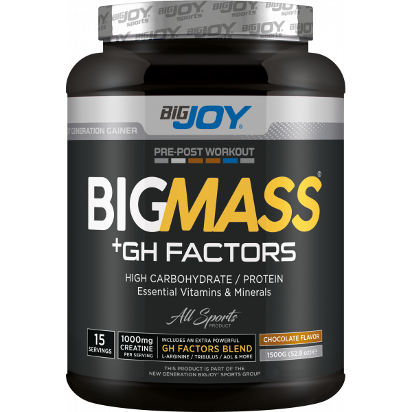 Bigjoy Sports BIGMASS Gainer GH FACTORS Çikolata 1500g