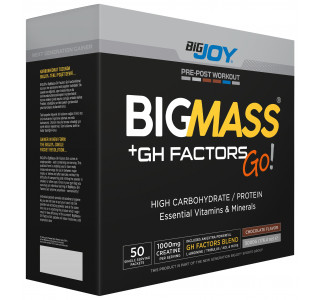 Bigjoy Sports BIGMASSGO GH FACTORS Çikolata 50 Servis