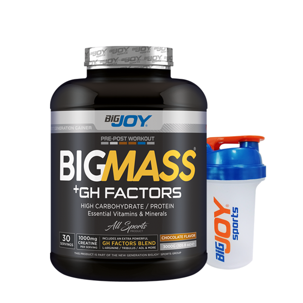 Bigjoy Sports BIGMASS Gainer GH FACTORS Çikolata 3000g 