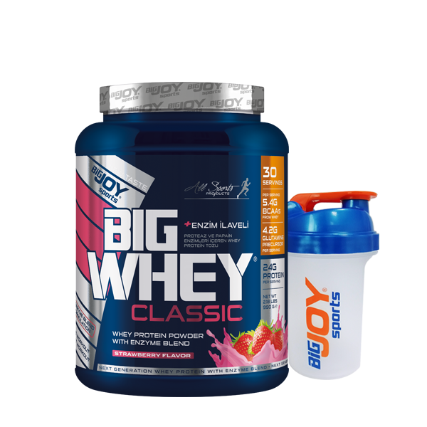 Bigjoy Sports BIGWHEY Whey Protein Classic Çilek 990g 30 Servis