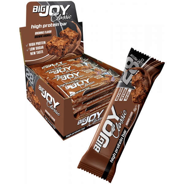 Bigjoy Classic High Protein Bar Brownie 16 x 45g