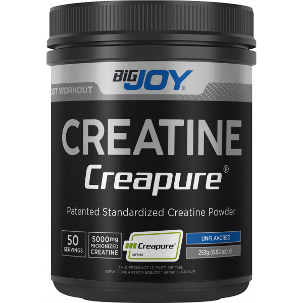 Bigjoy Sports Creapure Creatine Aromasız 253g