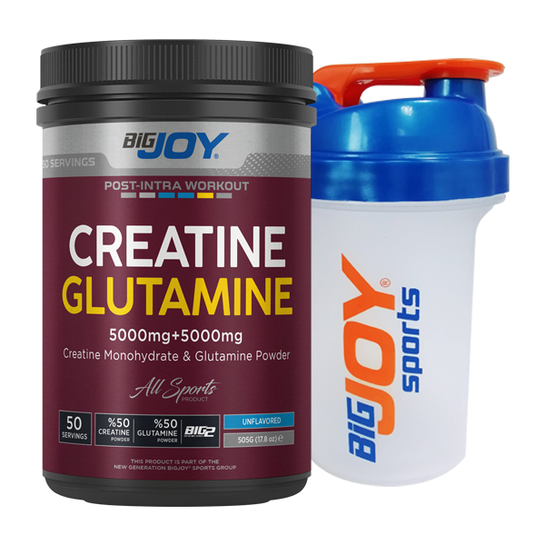 Bigjoy Sports BIG2 Creatine + Glutamine  Aromasız 505g