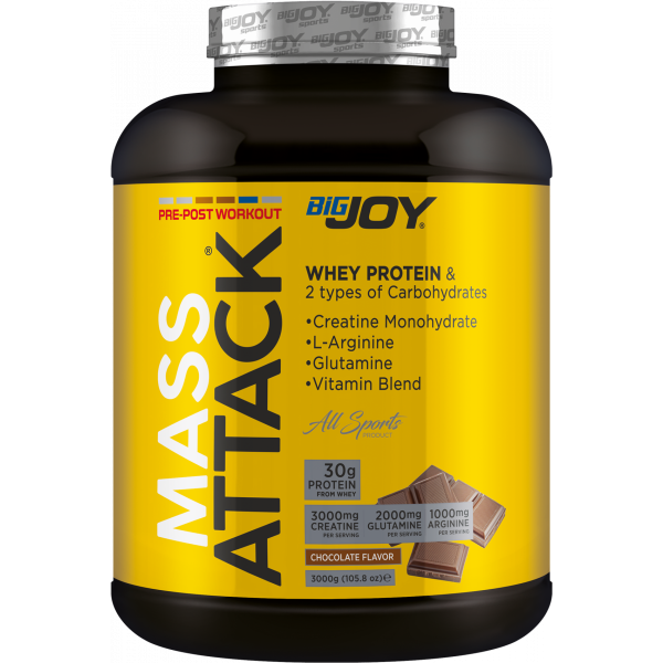 Bigjoy Sports Mass Attack Çikolata 3000g