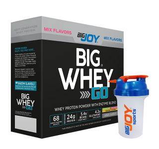 Bigjoy Sports BIGWHEYGO Whey Protein Mix Aroma 68 Servis