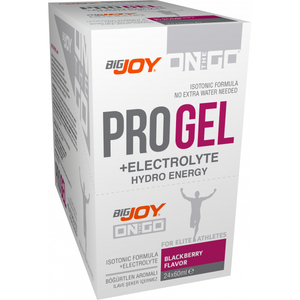 Bigjoy Sports ONTHEGO Progel Böğürtlen 24 x 60ml