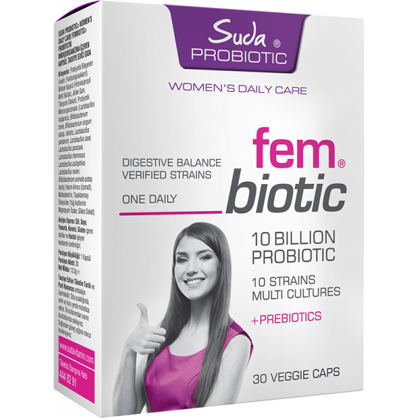 Suda Probiotic Fembiotic  30 Bitkisel Kapsül