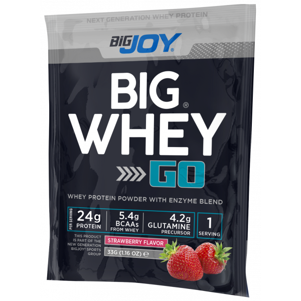 Bigjoy Sports BIGWHEYGO Whey Protein Çilek 33g