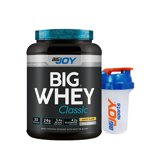 Bigjoy Sports BIGWHEY Whey Protein Classic Bisküvi 990g 30 Servis